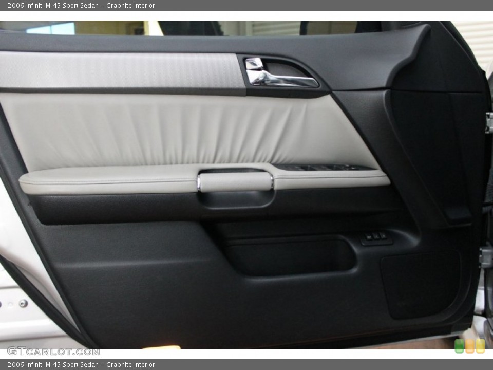 Graphite Interior Door Panel for the 2006 Infiniti M 45 Sport Sedan #76919542