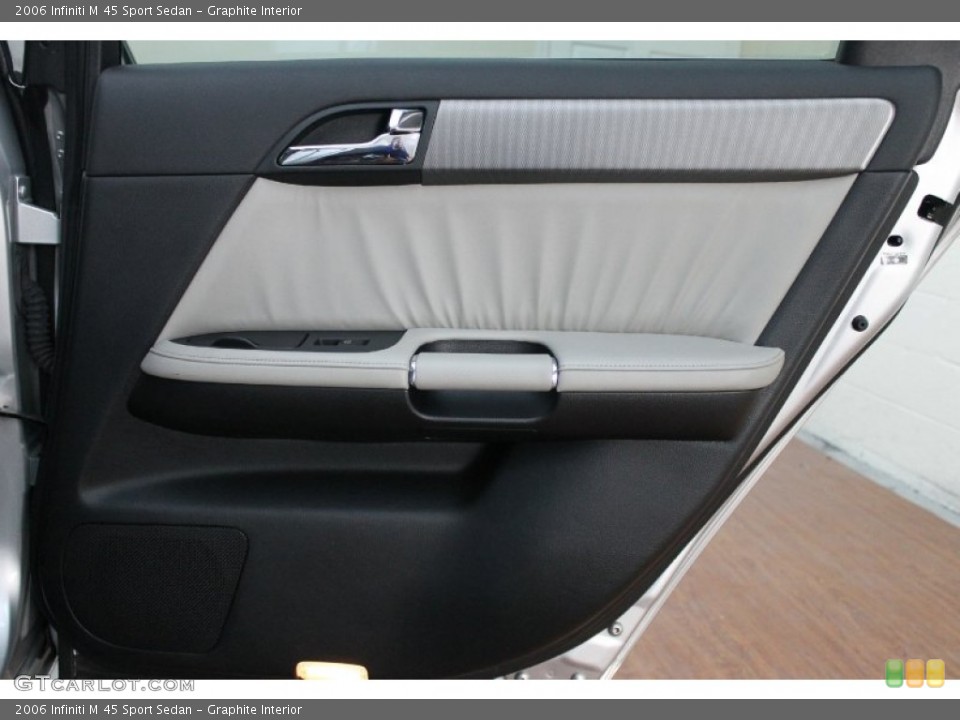 Graphite Interior Door Panel for the 2006 Infiniti M 45 Sport Sedan #76919592
