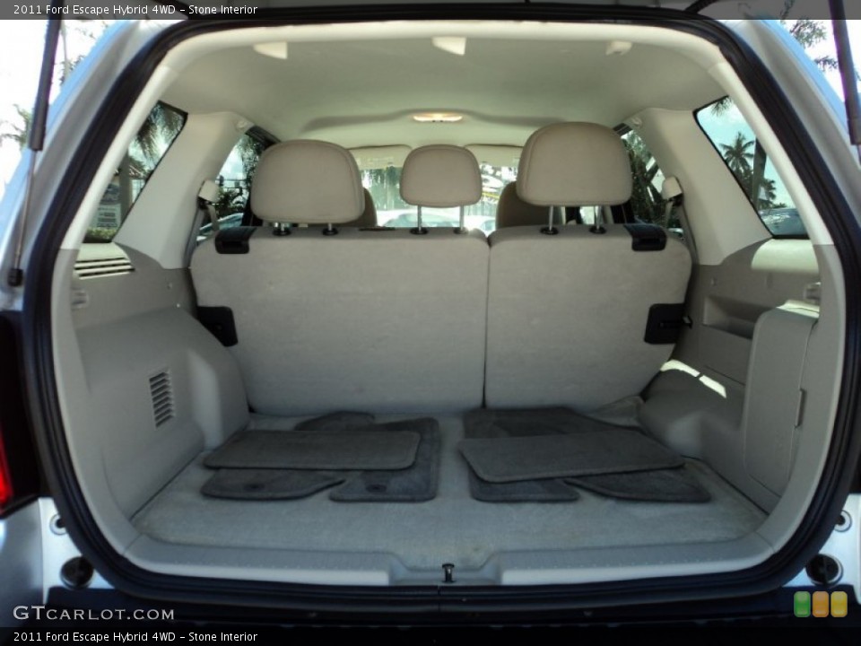 Stone Interior Trunk for the 2011 Ford Escape Hybrid 4WD #76919901
