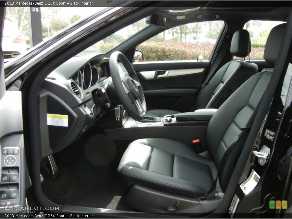 Black Interior Photo for the 2013 Mercedes-Benz C 250 Sport #76919928
