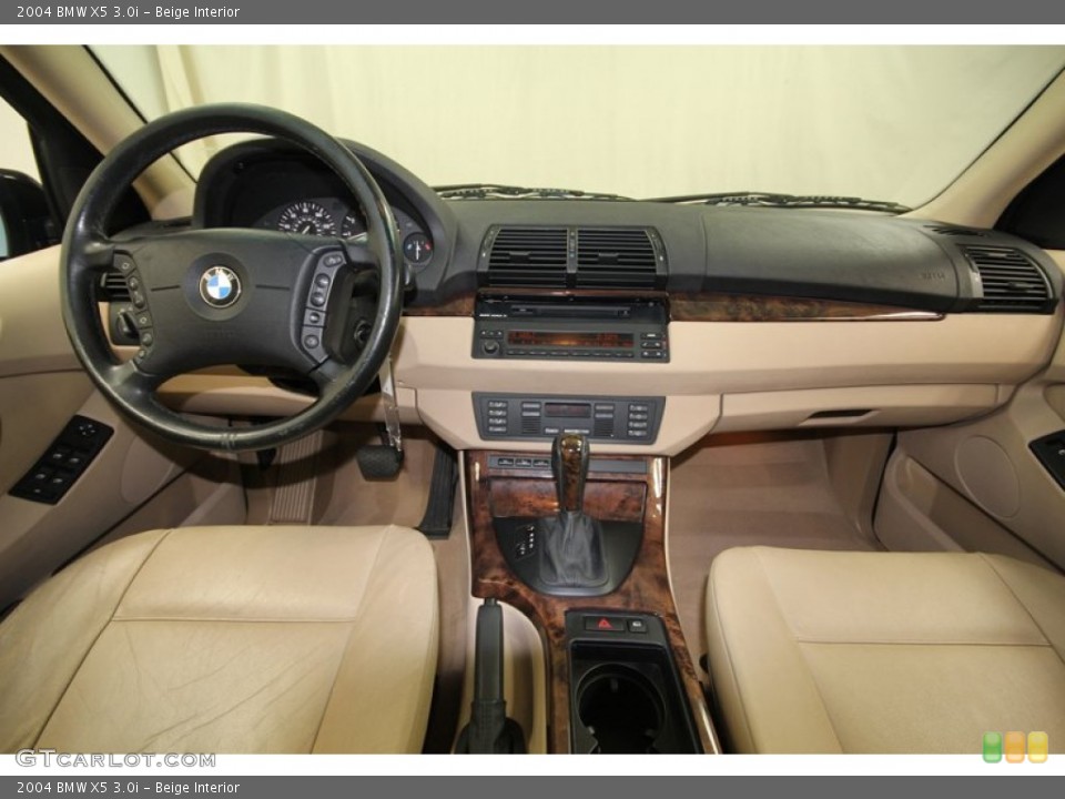 Beige Interior Dashboard for the 2004 BMW X5 3.0i #76920310