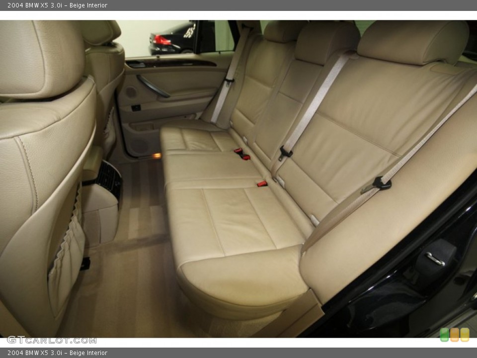 Beige Interior Rear Seat for the 2004 BMW X5 3.0i #76920469