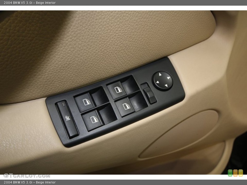 Beige Interior Controls for the 2004 BMW X5 3.0i #76920506