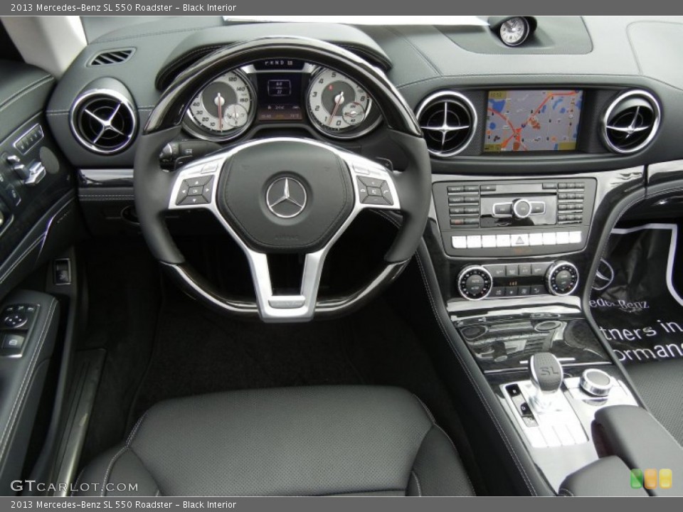 Black Interior Dashboard for the 2013 Mercedes-Benz SL 550 Roadster #76921022