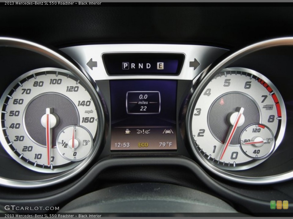 Black Interior Gauges for the 2013 Mercedes-Benz SL 550 Roadster #76921041