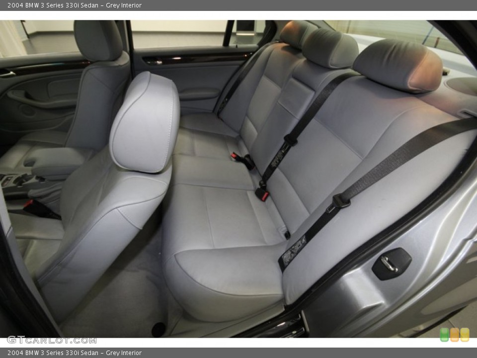 Grey Interior Rear Seat for the 2004 BMW 3 Series 330i Sedan #76921158