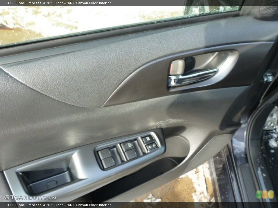 WRX Carbon Black Interior Door Panel for the 2013 Subaru Impreza WRX 5 Door #76922496