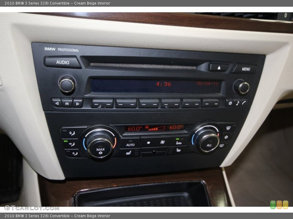 Cream Beige Interior Audio System for the 2010 BMW 3 Series 328i Convertible #76923087