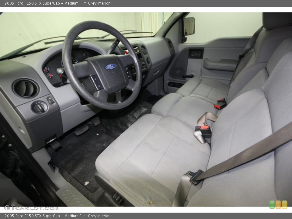 Medium Flint Grey Interior Prime Interior for the 2005 Ford F150 STX SuperCab #76923893