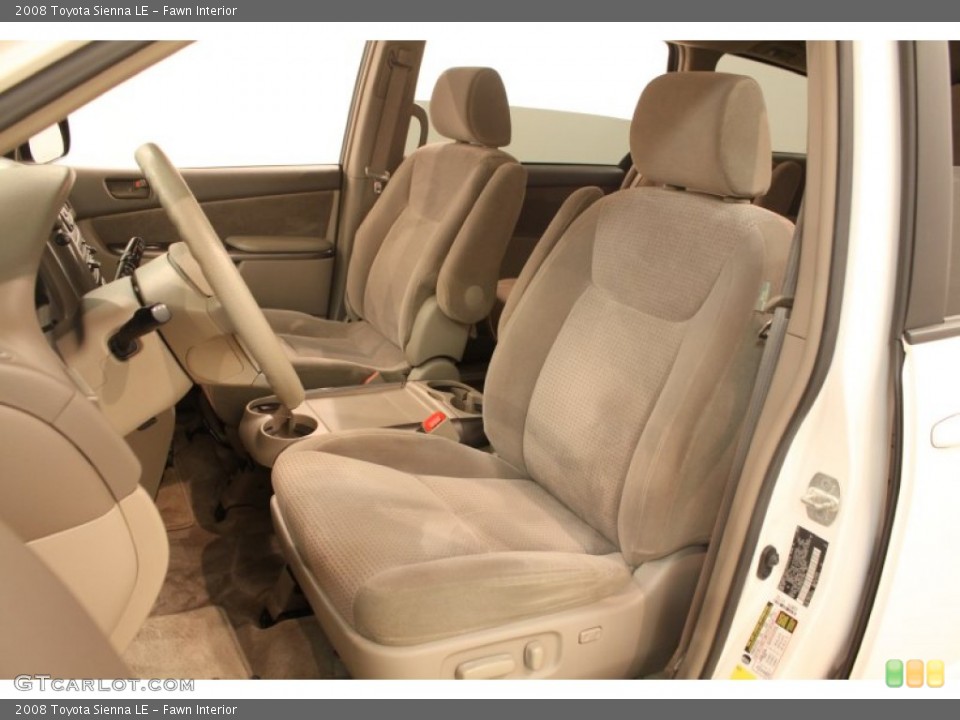 Fawn Interior Front Seat for the 2008 Toyota Sienna LE #76924172