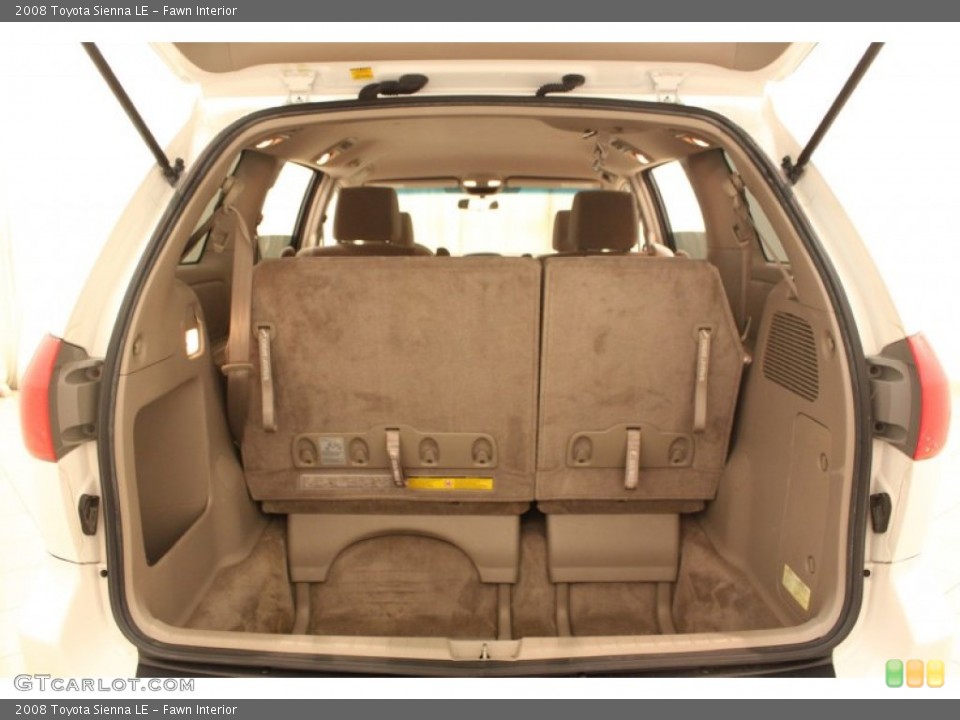 Fawn Interior Trunk for the 2008 Toyota Sienna LE #76924285