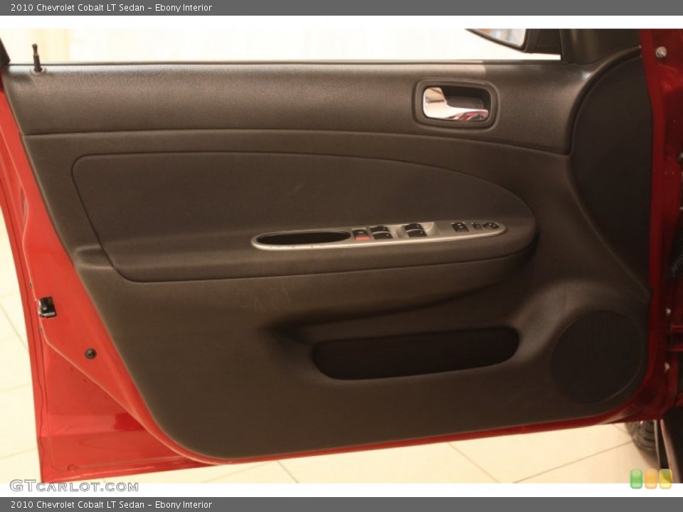Ebony Interior Door Panel for the 2010 Chevrolet Cobalt LT Sedan #76924512