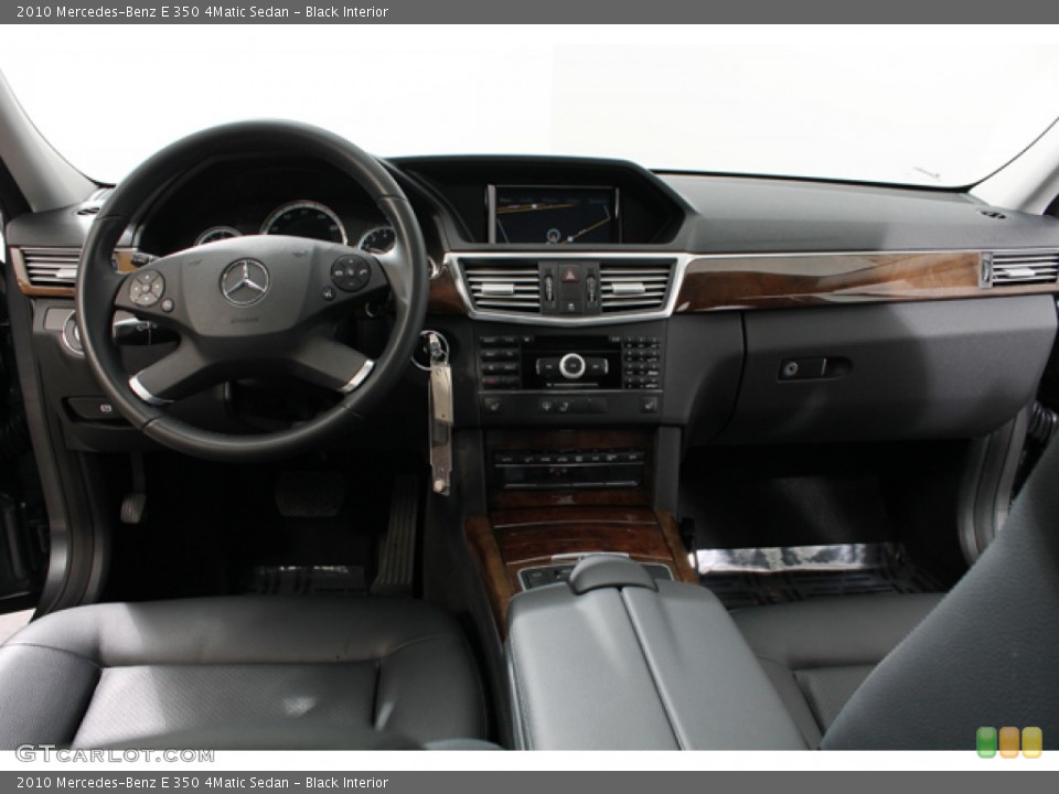 Black Interior Dashboard for the 2010 Mercedes-Benz E 350 4Matic Sedan #76925073