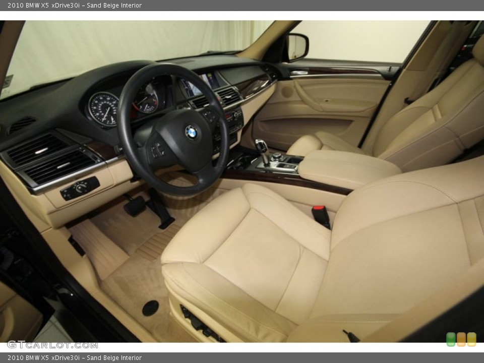 Sand Beige 2010 BMW X5 Interiors