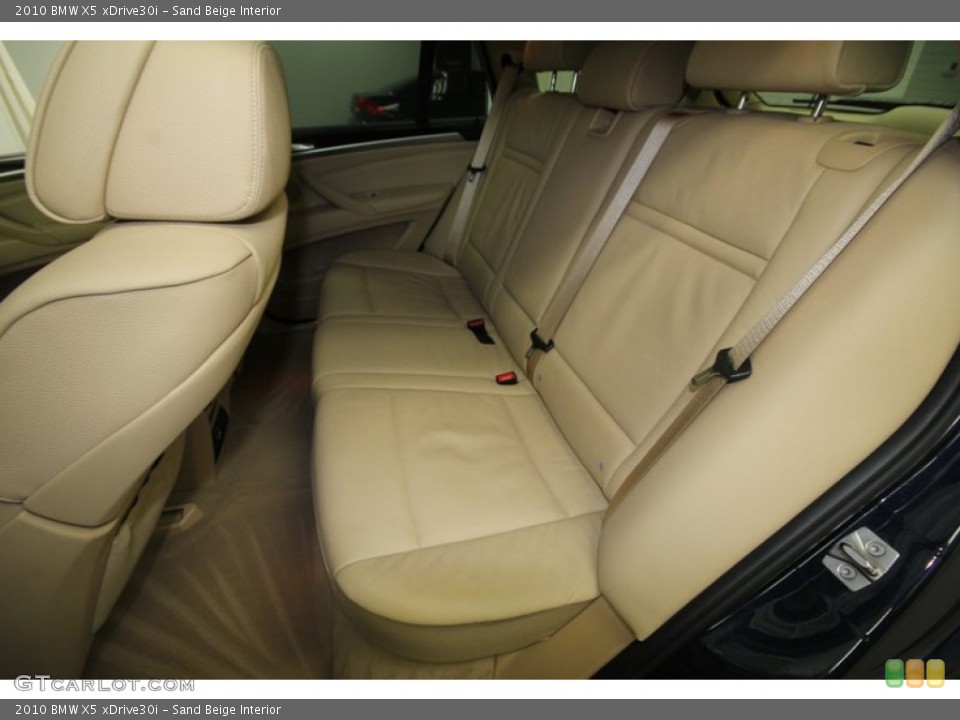 Sand Beige Interior Rear Seat for the 2010 BMW X5 xDrive30i #76925721