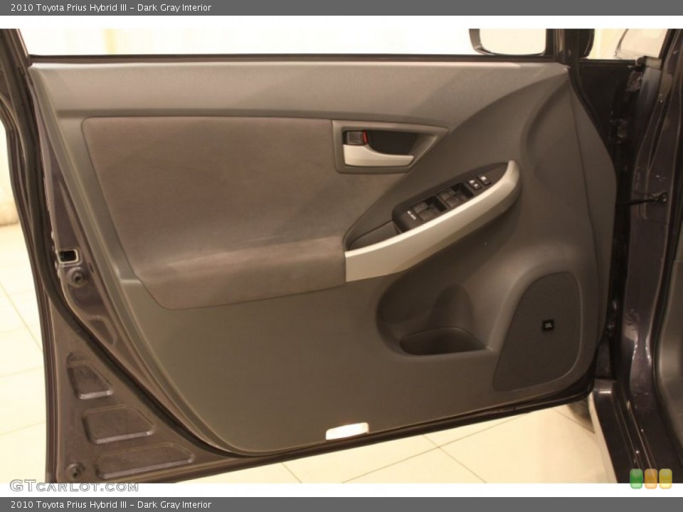 Dark Gray Interior Door Panel for the 2010 Toyota Prius Hybrid III #76926301