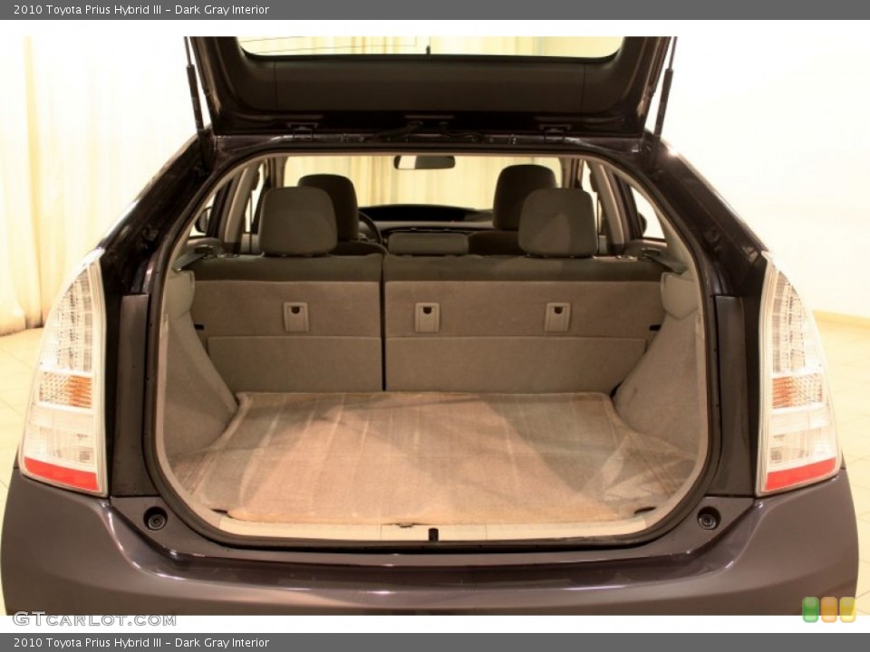 Dark Gray Interior Trunk for the 2010 Toyota Prius Hybrid III #76926399
