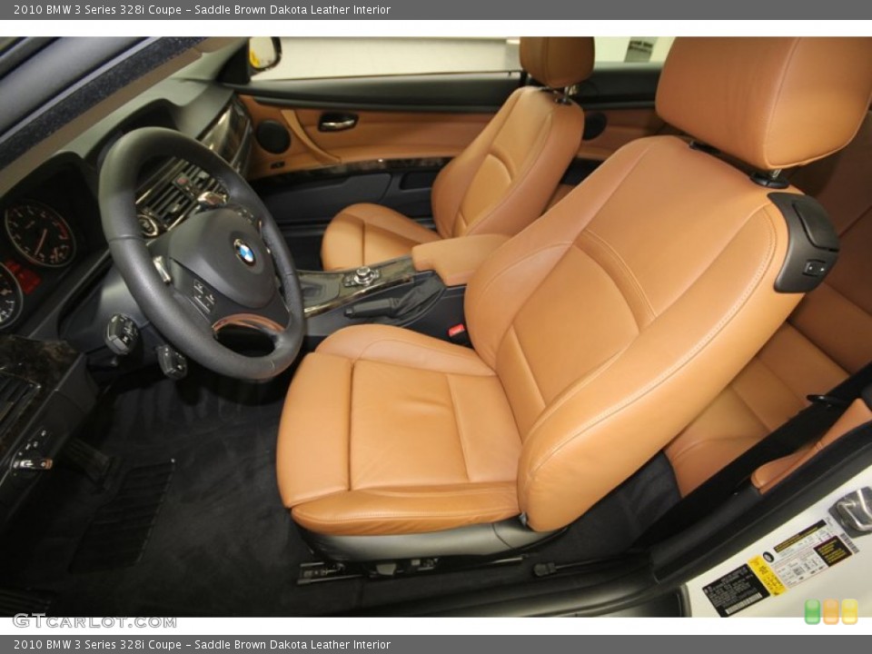 Saddle Brown Dakota Leather Interior Photo for the 2010 BMW 3 Series 328i Coupe #76926777