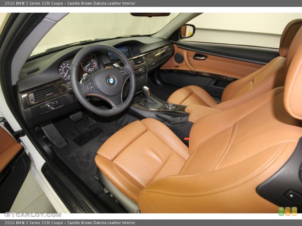 Saddle Brown Dakota Leather Interior Prime Interior for the 2010 BMW 3 Series 328i Coupe #76926837