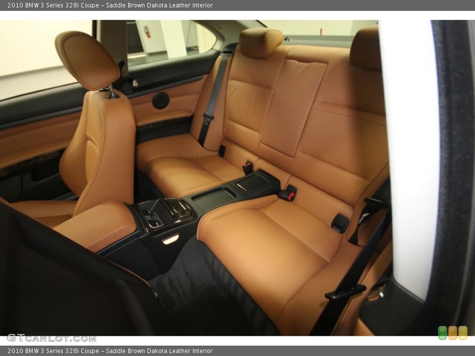 Saddle Brown Dakota Leather Interior Rear Seat for the 2010 BMW 3 Series 328i Coupe #76926843