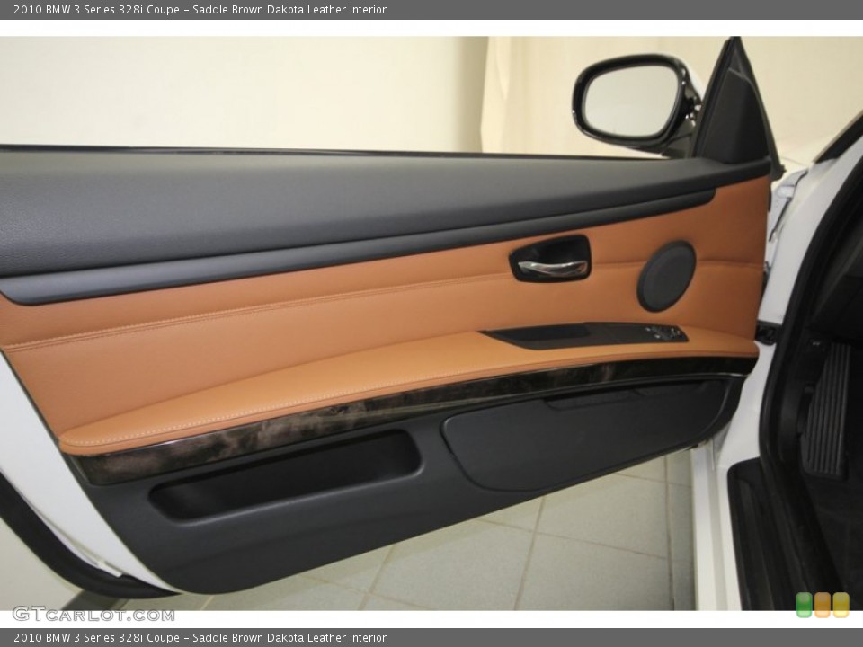 Saddle Brown Dakota Leather Interior Door Panel for the 2010 BMW 3 Series 328i Coupe #76926849
