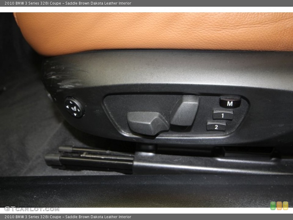 Saddle Brown Dakota Leather Interior Controls for the 2010 BMW 3 Series 328i Coupe #76926860