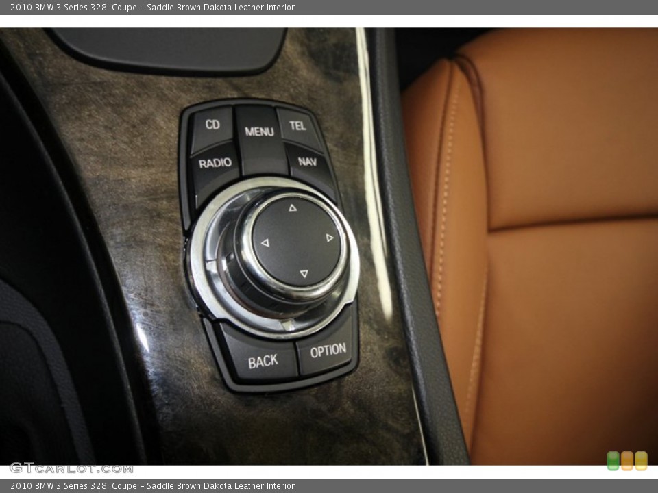 Saddle Brown Dakota Leather Interior Controls for the 2010 BMW 3 Series 328i Coupe #76926903