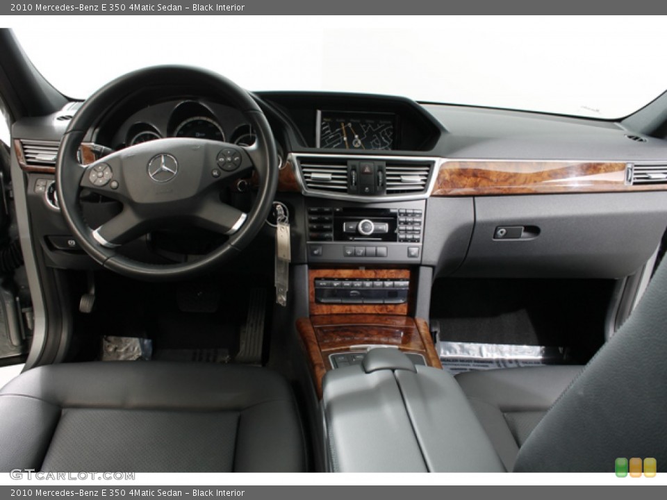 Black Interior Dashboard for the 2010 Mercedes-Benz E 350 4Matic Sedan #76929664