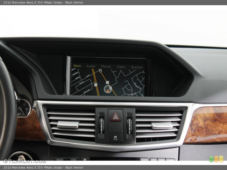 Black Interior Navigation for the 2010 Mercedes-Benz E 350 4Matic Sedan #76929751