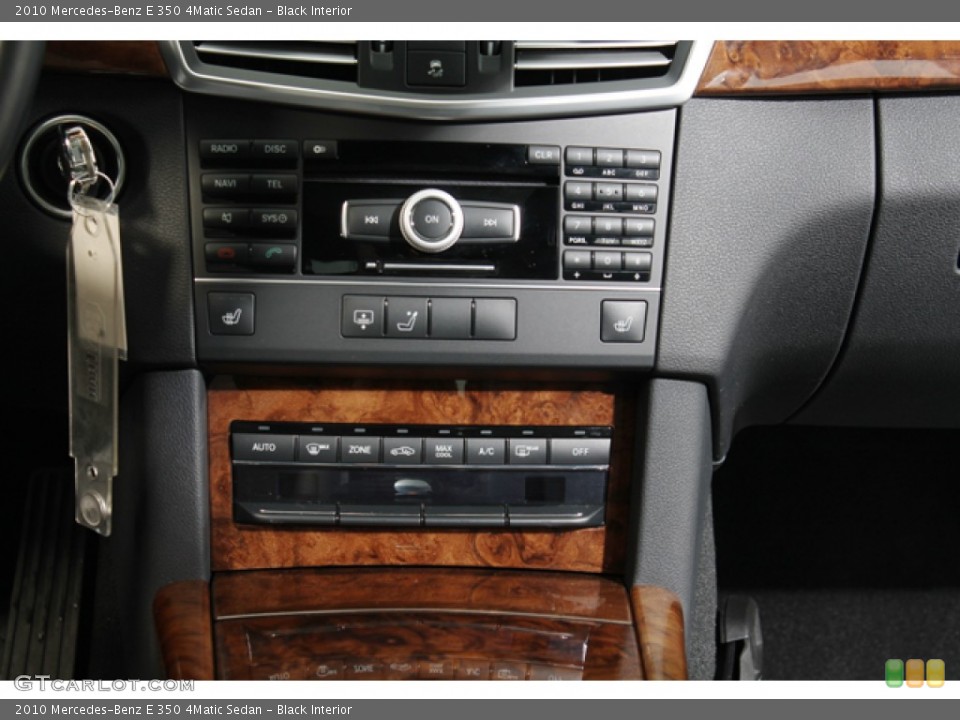 Black Interior Controls for the 2010 Mercedes-Benz E 350 4Matic Sedan #76929769