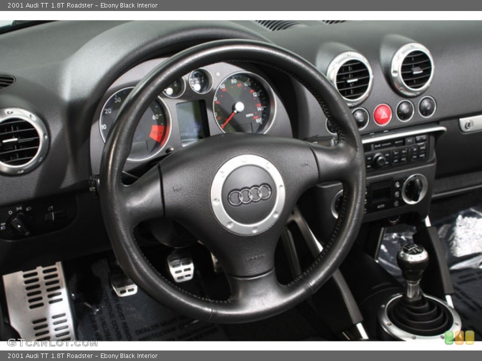 Ebony Black Interior Steering Wheel for the 2001 Audi TT 1.8T Roadster #76930495