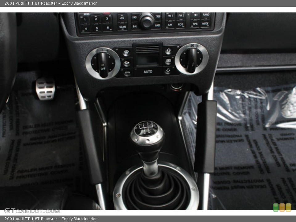 Ebony Black Interior Transmission for the 2001 Audi TT 1.8T Roadster #76930556