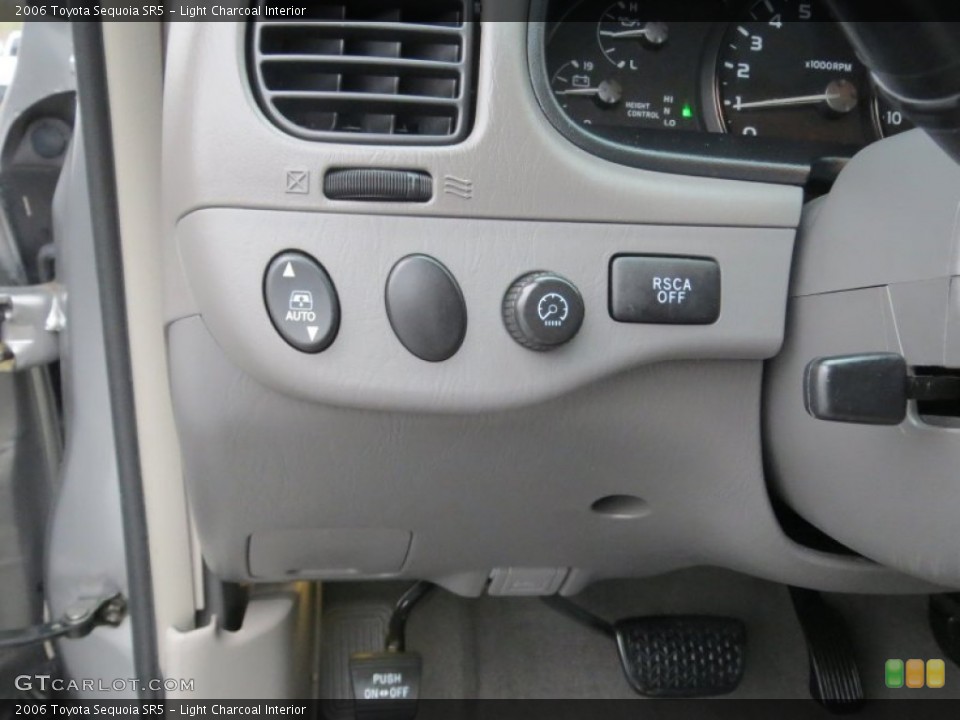 Light Charcoal Interior Controls for the 2006 Toyota Sequoia SR5 #76932807