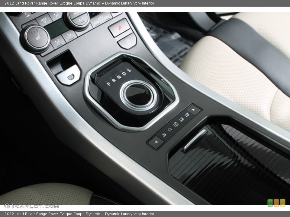 Dynamic Lunar/Ivory Interior Transmission for the 2012 Land Rover Range Rover Evoque Coupe Dynamic #76933327