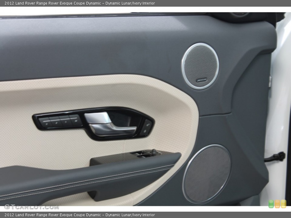 Dynamic Lunar/Ivory Interior Controls for the 2012 Land Rover Range Rover Evoque Coupe Dynamic #76933426