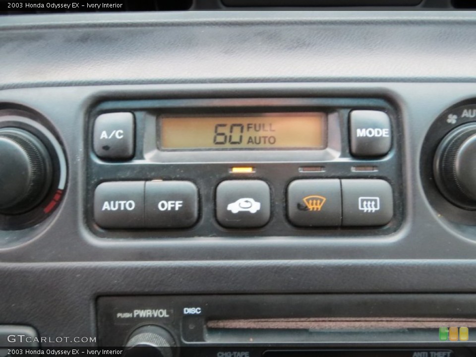 Ivory Interior Controls for the 2003 Honda Odyssey EX #76933585