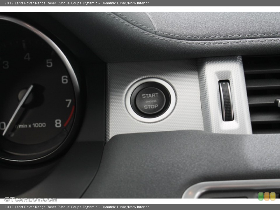 Dynamic Lunar/Ivory Interior Controls for the 2012 Land Rover Range Rover Evoque Coupe Dynamic #76933602