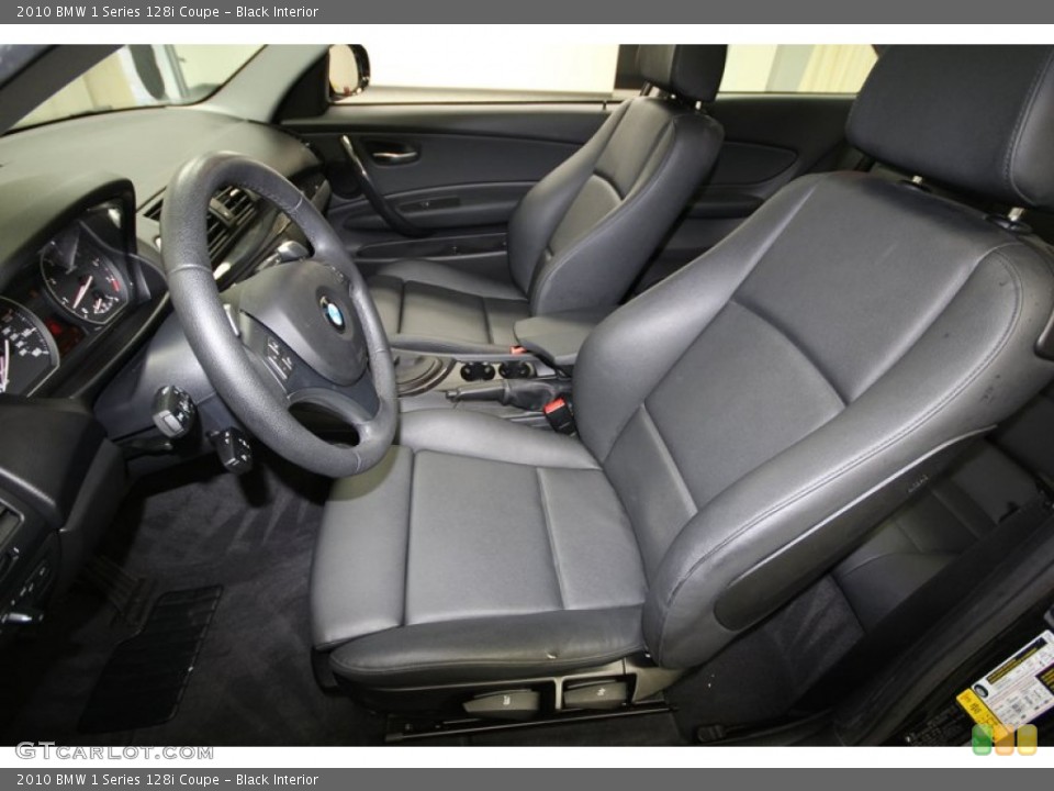 Black Interior Photo for the 2010 BMW 1 Series 128i Coupe #76933763