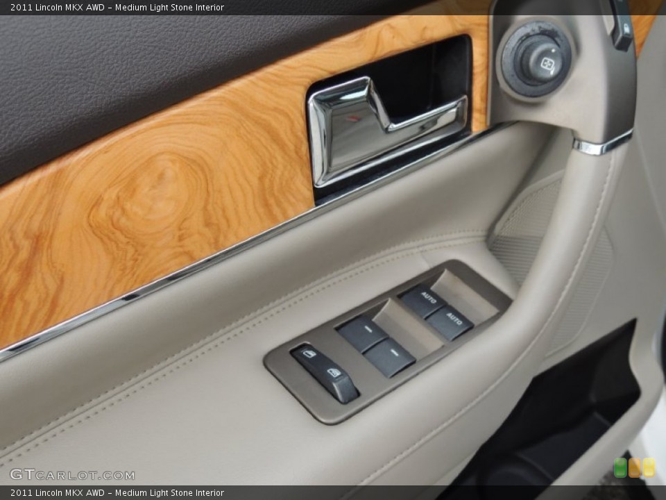 Medium Light Stone Interior Controls for the 2011 Lincoln MKX AWD #76934878
