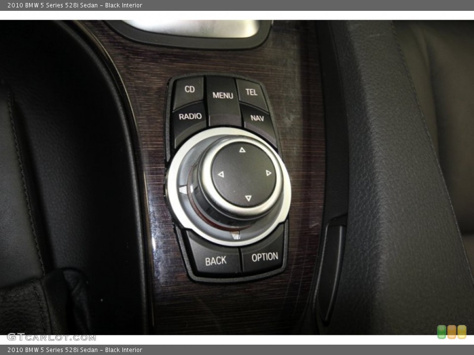 Black Interior Controls for the 2010 BMW 5 Series 528i Sedan #76935940