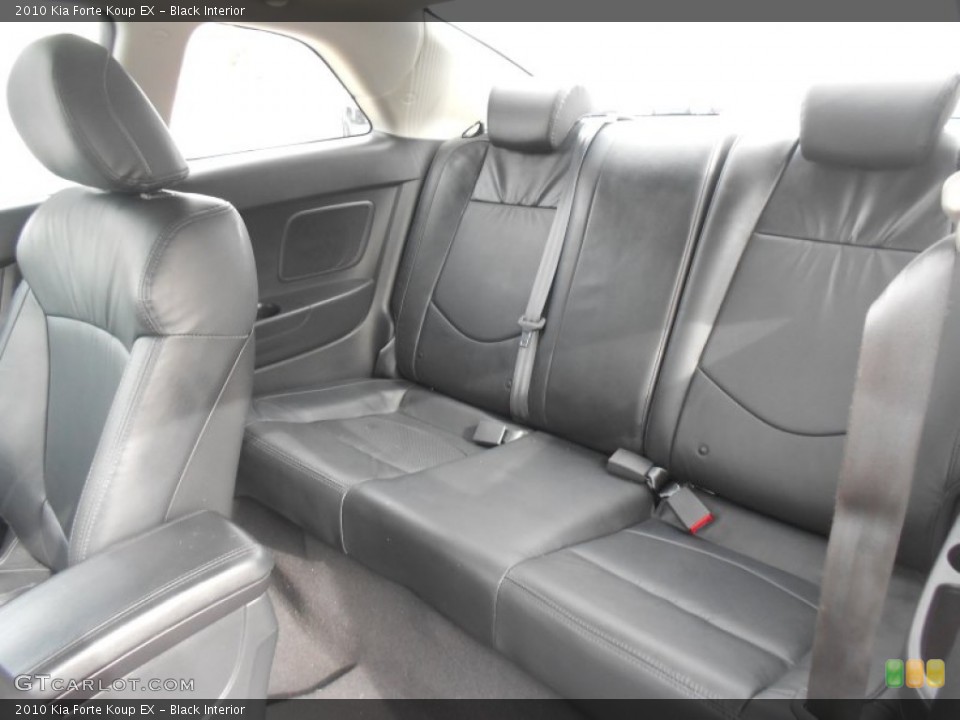 Black Interior Rear Seat for the 2010 Kia Forte Koup EX #76937281
