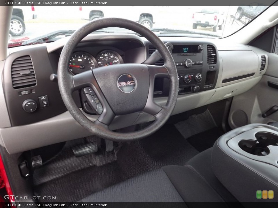 Dark Titanium Interior Dashboard for the 2011 GMC Sierra 1500 Regular Cab #76937293