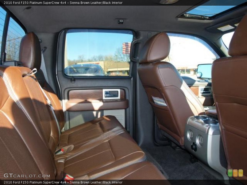 Sienna Brown Leather/Black Interior Photo for the 2010 Ford F150 Platinum SuperCrew 4x4 #76937959