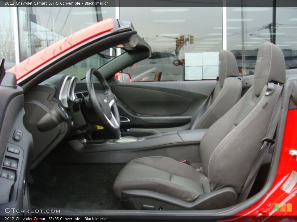 Black Interior Photo for the 2012 Chevrolet Camaro SS/RS Convertible #76938328