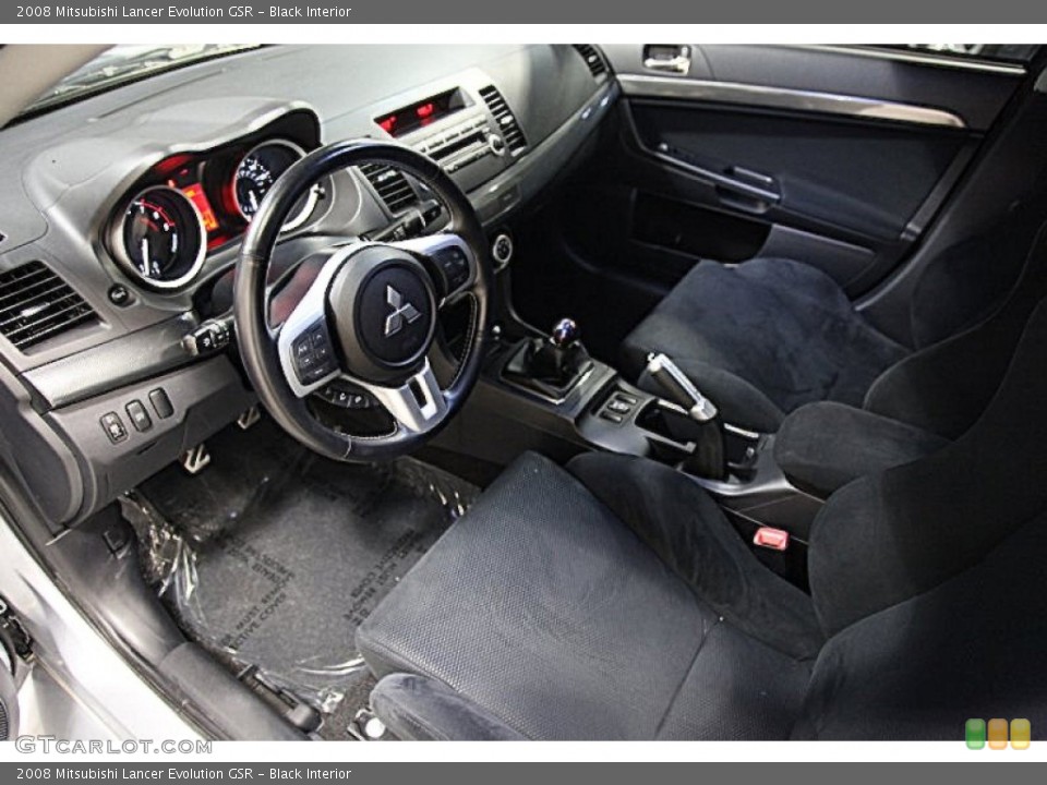 Black Interior Prime Interior for the 2008 Mitsubishi Lancer Evolution GSR #76939711