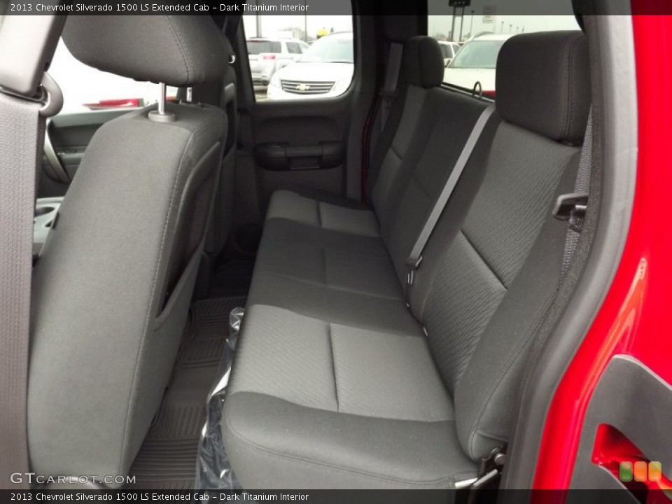 Dark Titanium Interior Rear Seat for the 2013 Chevrolet Silverado 1500 LS Extended Cab #76939993