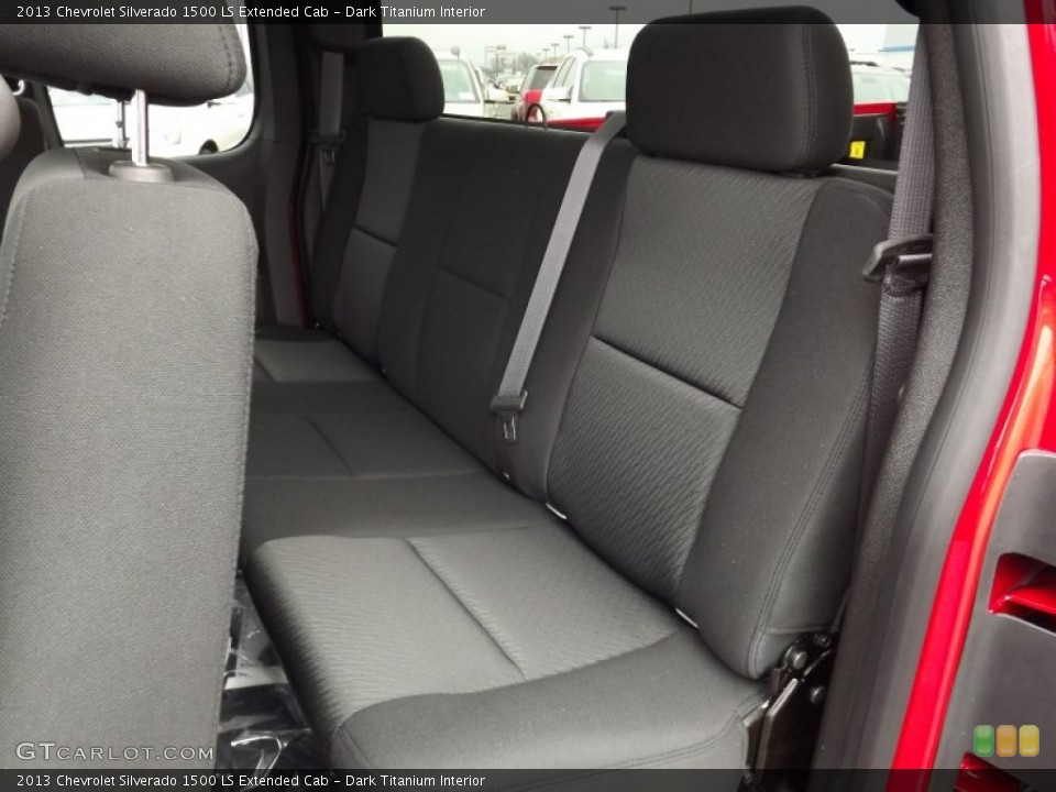 Dark Titanium Interior Rear Seat for the 2013 Chevrolet Silverado 1500 LS Extended Cab #76940014