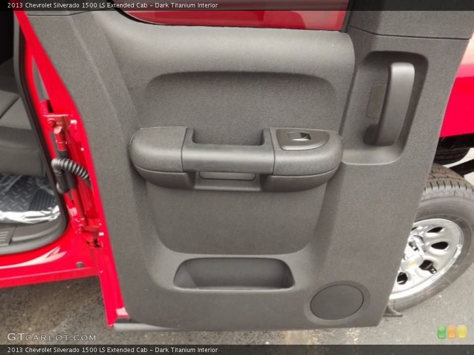 Dark Titanium Interior Door Panel for the 2013 Chevrolet Silverado 1500 LS Extended Cab #76940035
