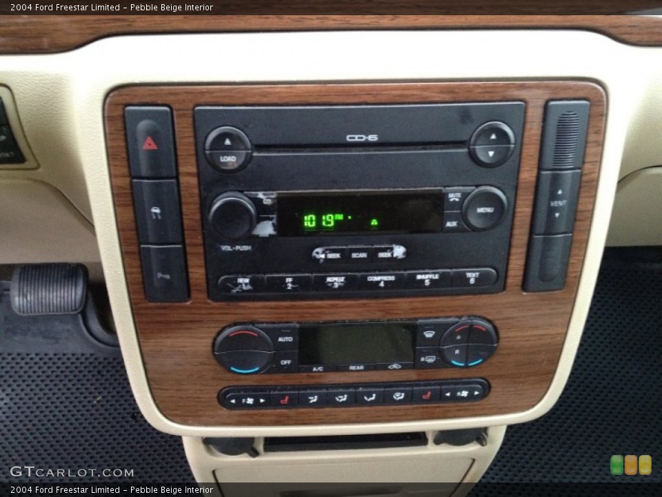 Pebble Beige Interior Controls for the 2004 Ford Freestar Limited #76940731