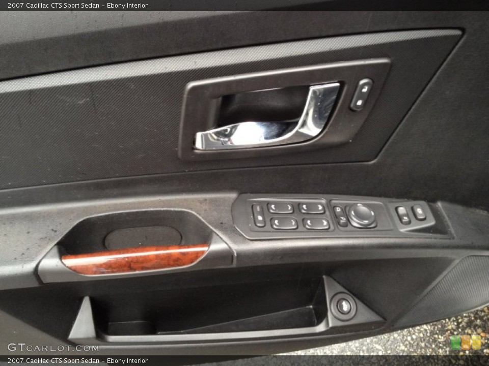 Ebony Interior Controls for the 2007 Cadillac CTS Sport Sedan #76941043